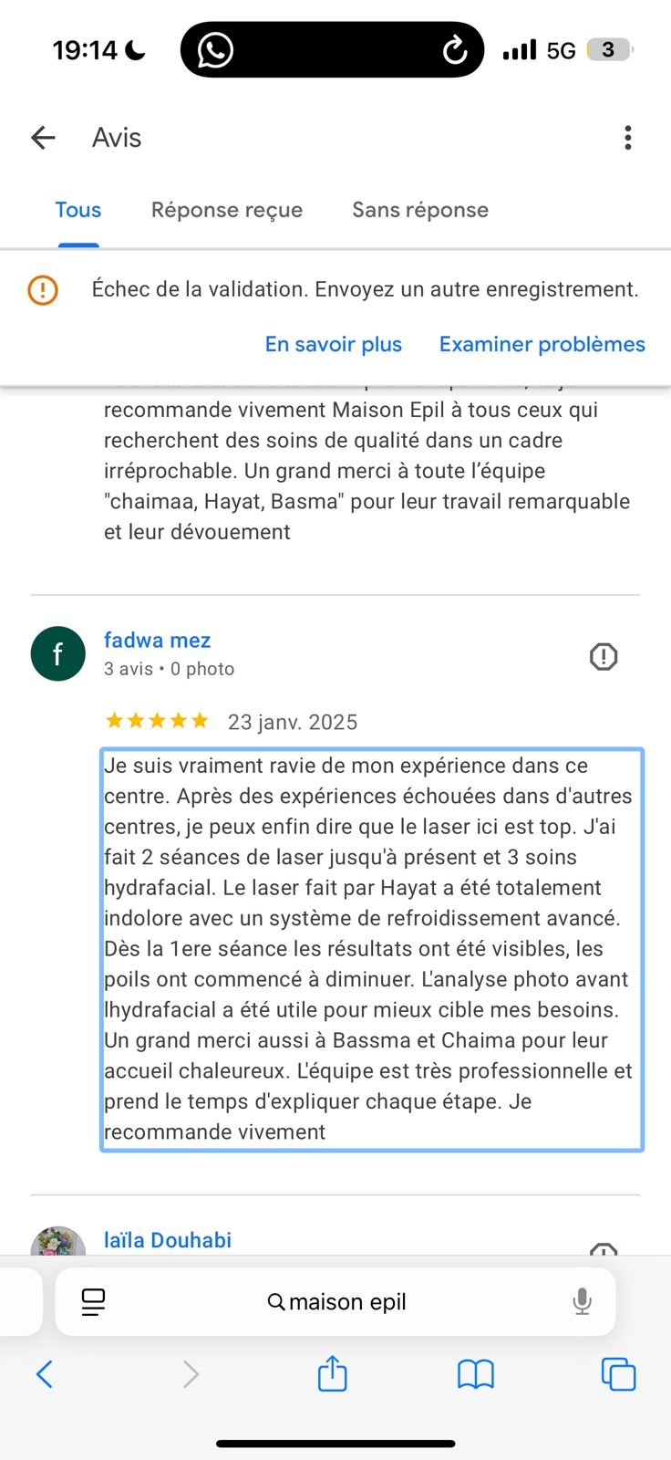 Avis Google 4